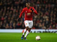 MANCHESTER, ENGLAND - MARCH 16: United player Paul Pogba in action during the UEFA Europa League Round of 16 second leg match between Manchester United and FK Rostov at Old Trafford on March 16, 2017 in Manchester, United Kingdom. (Photo by Stu Forster/Getty Images)