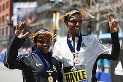 Ethiopia's champions in Boston to defend marathon titles