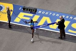 Athletics - Kenya's Kiplagat wins women's Boston Marathon