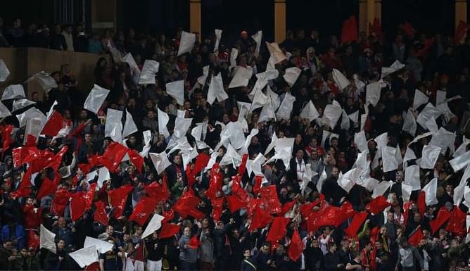 Monaco versus Borussia kickoff delayed