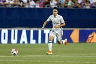 COLUMBUS, OH - JULY 27: Alvaro Tejero #35 of Real Madrid C.F. controls the ball during the game against Paris Saint-Germain F.C. on July 27, 2016 at Ohio Stadium in Columbus, Ohio. Paris Saint-Germain F.C. defeated Real Madrid C.F. 3-1. (Photo by Kirk Irwin/Getty Images)