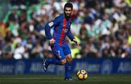 SEVILLE, SPAIN - JANUARY 29: Arda Turan of FC Barcelona in action during La Liga match between Real Betis Balompie and FC Barcelona at Benito Villamarin Stadium on January 29, 2017 in Seville, Spain. (Photo by Aitor Alcalde/Getty Images)