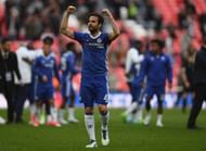 LONDON, ENGLAND - APRIL 22: Cesc Fabregas of Chelsea celebrates after The Emirates FA Cup Semi-Final between Chelsea and Tottenham Hotspur at Wembley Stadium on April 22, 2017 in London, England. (Photo by Mike Hewitt/Getty Images)