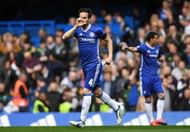 LONDON, ENGLAND - APRIL 01: Cesc Fabregas of Chelsea celebrates scoring his sides first goal during the Premier League match between Chelsea and Crystal Palace at Stamford Bridge on April 1, 2017 in London, England. (Photo by Mike Hewitt/Getty Images)