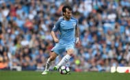 MANCHESTER, ENGLAND - APRIL 08: City player David Silva in action during the Premier League match between Manchester City and Hull City at Etihad Stadium on April 8, 2017 in Manchester, England. (Photo by Stu Forster/Getty Images)