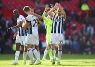 MANCHESTER, ENGLAND - APRIL 01: Craig Dawson of West Bromwich Albion shows appreciation to the fans after the Premier League match between Manchester United and West Bromwich Albion at Old Trafford on April 1, 2017 in Manchester, England. (Photo by Alex Livesey/Getty Images)