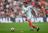 LONDON, ENGLAND - MARCH 26: Dele Ali of England in action during the FIFA 2018 World Cup Qualifier between England and Lithuania at Wembley Stadium on March 26, 2017 in London, England. (Photo by Mike Hewitt/Getty Images)