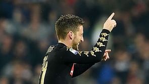 Mertens has a family situation - De Laurentiis hints at Napoli exit