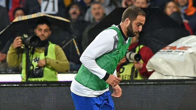 Higuain fails to record touch in Napoli box on San Paolo return