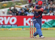 CAPE TOWN, SOUTH AFRCA - OCTOBER 21: Irfan Pathan of the Delhi Daredevils in action during the Champions league twenty20 match between Perth Scorchers and Delhi Daredevils at Sahara Park Newlands on October 21, 2012 in Cape Town, South Africa. (Photo by Carl Fourie / Gallo Images/Getty Images)