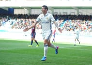 EIBAR, SPAIN - MARCH 04: James Rodriguez of Real Madrid celebrates after scoring Real's 3rd goal during the La Liga match between SD Eibar and Real Madrid CF at Estadio Municipal de Ipurua on March 4, 2017 in Eibar, Spain. (Photo by Denis Doyle/Getty Images)