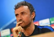 BARCELONA, SPAIN - APRIL 18: Luis Enrique manager of Barcelona looks on during a FC Barcelona press conference on the eve of their UEFA Champions League quarter final second leg match against Juventus at FC Barcelona Sports Centre on April 18, 2017 in Barcelona, Spain. (Photo by David Ramos/Getty Images)