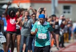 101-year-old Indian athlete Man Kaur wins gold at World Masters Games