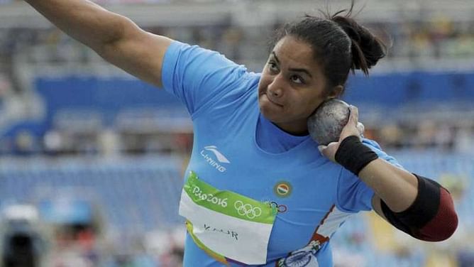 Indian shot putter Manpreet Kaur wins gold in the first leg of the Asian Grand Prix