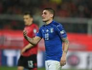 PALERMO, ITALY - MARCH 24: Marco Verratti of Italy looks on during the FIFA 2018 World Cup Qualifier between Italy and Albania at Stadio Renzo Barbera on March 24, 2017 in Palermo, . (Photo by Claudio Villa/Getty Images)