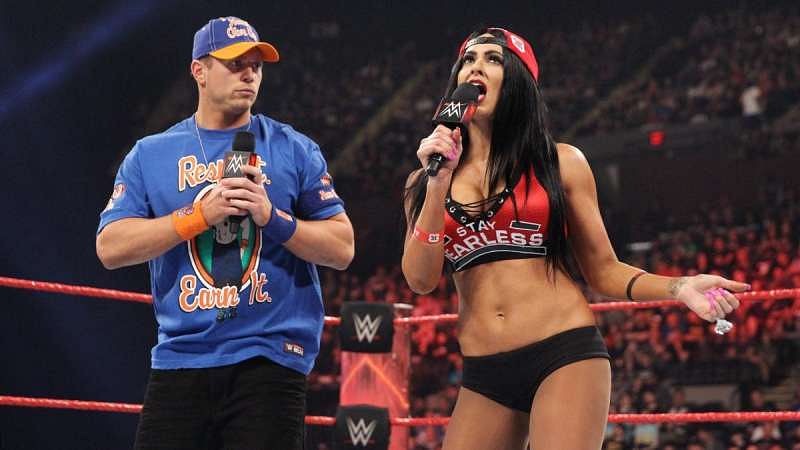 John Cena’s music hit as RAW kicked off as he came out with what looked lik...