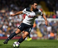 LONDON, ENGLAND - APRIL 15: Mousa Dembele of Tottenham Hotspur in action during the Premier League match between Tottenham Hotspur and AFC Bournemouth at White Hart Lane on April 15, 2017 in London, England. (Photo by Shaun Botterill/Getty Images)