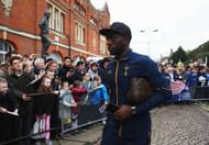 LONDON, ENGLAND - FEBRUARY 19: Moussa Sissoko of Tottenham Hotspur arrives prior to The Emirates FA Cup Fifth Round match between Fulham and Tottenham Hotspur at Craven Cottage on February 19, 2017 in London, England. (Photo by Ian Walton/Getty Images)
