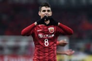 SHANGHAI, CHINA - FEBRUARY 28: Oscar #8 of Shanghai SIPG celebrates after scoring his team's second goal during the AFC Champions League 2017 Group F match between Shanghai SIPG and Western Sydney Wanderers at Shanghai Stadium on February 28, 2017 in Shanghai, China. (Photo by Visual China/Getty Images)