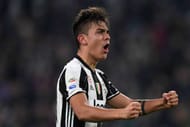 TURIN, ITALY - MARCH 10: Paulo Dybala of Juventus FC celebrates victory at the end of the Serie A match between Juventus FC and AC Milan at Juventus Stadium on March 10, 2017 in Turin, Italy. (Photo by Valerio Pennicino/Getty Images)