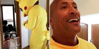 WWE News: The Rock spent Easter in a Pikachu costume