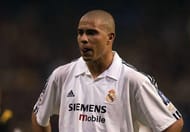 MADRID - OCTOBER 22: Ronaldo of Real Madrid during The Champions league match between Real Madrid and AEK Athens at The Bernabeu stadium, Madrid, Spain on october, 22, 2002. (Photo by Stuart Franklin/Getty Images)