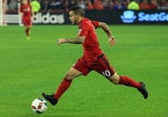 TORONTO, ON - NOVEMBER 30: Sebastian Giovinco #10 of Toronto FC dribbles the ball during the second half of the MLS Eastern Conference Final, Leg 2 game against Montreal Impact at BMO Field on November 30, 2016 in Toronto, Ontario, Canada. (Photo by Vaughn Ridley/Getty Images)