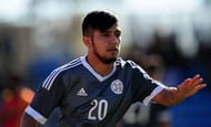 TOULON, FRANCE - MAY 19: Sergio Diaz of Paraguay during the Toulon Tournament match between Guinea and Paraguay at Stadium Leo Lagrange on May 19, 2016 in Toulon, France. (Photo by Harry Trump/Getty Images)