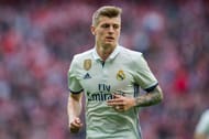 BILBAO, SPAIN - MARCH 18: Toni Kroos of Real Madrid reacts during the La Liga match between Athletic Club Bilbao and Real Madrid at San Mames Stadium on March 18, 2017 in Bilbao, Spain. (Photo by Juan Manuel Serrano Arce/Getty Images)