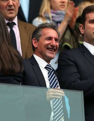 MANCHESTER, ENGLAND - MAY 19: Txiki Begiristain the Director of Football at Manchester City looks on prior to the Barclays Premier League match between Manchester City and Norwich City at Etihad Stadium on May 19, 2013 in Manchester, England. (Photo by Alex Livesey/Getty Images)