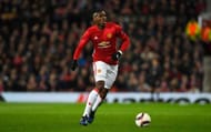 MANCHESTER, ENGLAND - MARCH 16: United player Paul Pogba in action during the UEFA Europa League Round of 16 second leg match between Manchester United and FK Rostov at Old Trafford on March 16, 2017 in Manchester, United Kingdom. (Photo by Stu Forster/Getty Images)