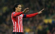NORWICH, ENGLAND - JANUARY 07: Virgil van Dijk of Southampton reacts during the Emirates FA Cup Third Round match between Norwich City and Southampton at Carrow Road on January 7, 2017 in Norwich, England. (Photo by Stephen Pond/Getty Images)