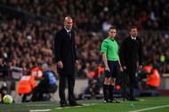 BARCELONA, SPAIN - APRIL 02: Zinedine Zidane, Head Coach of Real Madrid CF looks on next to Luis Enrique, Head Coach of FC Barcelona during the La Liga match between FC Barcelona and Real Madrid CF at Camp Nou on April 2, 2016 in Barcelona, Spain. (Photo by Alex Caparros/Getty Images)