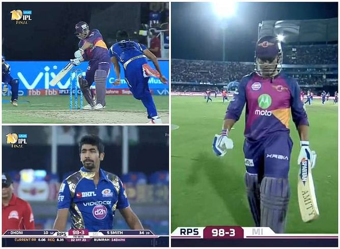 IPL 2017 Final, MI vs RPS: Jasprit Bumrah outclassing MS Dhoni is SK Turning Point of the match