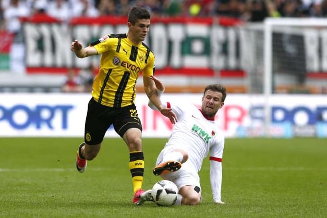 Dortmund stay third despite Augsburg draw