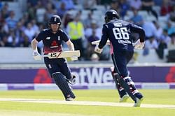 England skipper Morgan's ton helps hosts to 339 v S.Africa