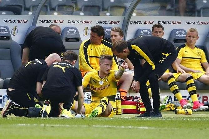 Dortmund's Reus out for 'several months' with ligament tear