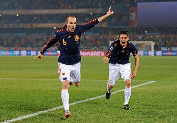 Andres Iniesta goal Chile 2010 World Cup