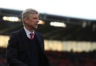 STOKE ON TRENT, ENGLAND - MAY 13: Arsene Wenger, Manager of Arsenal looks on during the Premier League match between Stoke City and Arsenal at Bet365 Stadium on May 13, 2017 in Stoke on Trent, England. (Photo by Richard Heathcote/Getty Images)