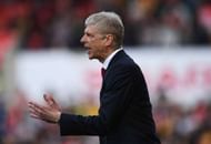 STOKE ON TRENT, ENGLAND - MAY 13: Arsene Wenger, Manager of Arsenal reacts during the Premier League match between Stoke City and Arsenal at Bet365 Stadium on May 13, 2017 in Stoke on Trent, England. (Photo by Gareth Copley/Getty Images)