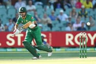 ADELAIDE, AUSTRALIA - JANUARY 26: Babar Azam of Pakistan bats during game five of the One Day International series between Australia and Pakistan at Adelaide Oval on January 26, 2017 in Adelaide, Australia. (Photo by Morne de Klerk/Getty Images)