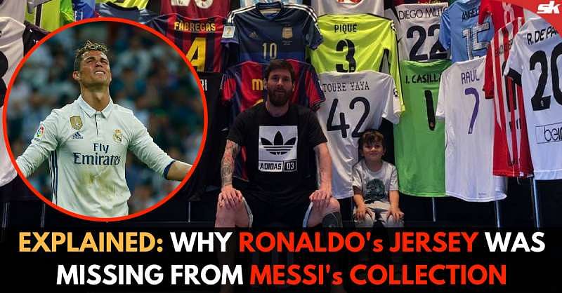 Why did Cristiano Ronaldo miss out from Lionel Messi&#039;s majestic collection?