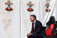 SOUTHAMPTON, ENGLAND - MAY 21: Claude Puel, Manager of Southampton looks on prior to the Premier League match between Southampton and Stoke City at St Mary's Stadium on May 21, 2017 in Southampton, England. (Photo by Steve Bardens/Getty Images)