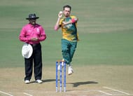 MUMBAI, INDIA - MARCH 15: Dale Steyn of South Africa bowls during the ICC Twenty20 World Cup Warm Up match between Mumbai Cricket Association XI and South Africa at Brabourne Stadium on March 15, 2016 in Mumbai, India. (Photo by Gareth Copley/Getty Images,)