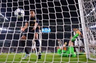 TURIN, ITALY - MAY 09: Gianluigi Buffon of Juventus looks back as Kylian Mbappe of AS Monaco picks the ball out of the net after he scores his sides first goal during the UEFA Champions League Semi Final second leg match between Juventus and AS Monaco at Juventus Stadium on May 9, 2017 in Turin, Italy. (Photo by Stuart Franklin/Getty Images)