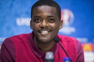 DECINES-CHARPIEU, FRANCE - JUNE 21: In this handout image provided by UEFA, William Carvalho attends a press conference on June 21, 2016 in Decines-Charpieu, France. (Photo by Handout/UEFA via Getty Images)