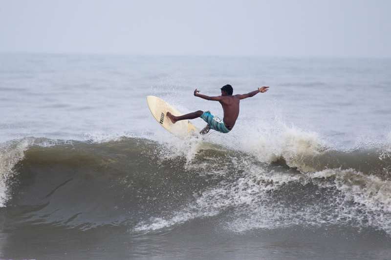 Chennai surfers dominate day two of the Indian Open of Surfing 2017