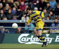 6 Jan 1999: Enrico Chiesa of Parma in action during the Italian Serie A match against Inter Milan at the Stadio Tardini in Parma., Italy. Parma won the game 1-0. \ Mandatory Credit: Allsport UK /Allsport