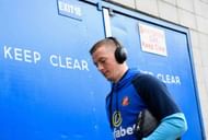 HULL, ENGLAND - MAY 06: Jordan Pickford of Sunderland arrives at the stadium prior to the Premier League match between Hull City and Sunderland at the KCOM Stadium on May 6, 2017 in Hull, England. (Photo by Stu Forster/Getty Images)