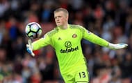 LONDON, ENGLAND - MAY 16: Jordan Pickford of Sunderland kick the ball during the Premier League match between Arsenal and Sunderland at Emirates Stadium on May 16, 2017 in London, England. (Photo by Richard Heathcote/Getty Images)